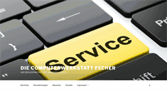 Desktop Screenshot of computerwerkstatt-fecher.de